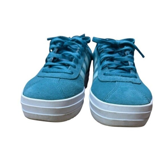 Kids Size 6.5 Women 7.5 Suede Platform Chunky Shoes Sneaker - Picture 7 of 9